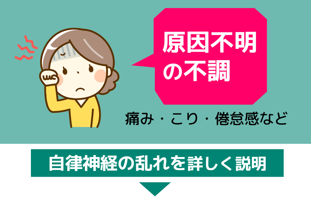 自律神経の乱れを詳しく説明