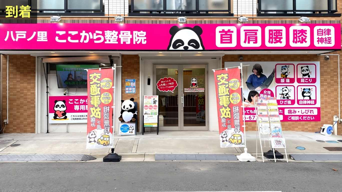 八戸ノ里ここから整骨院の外観